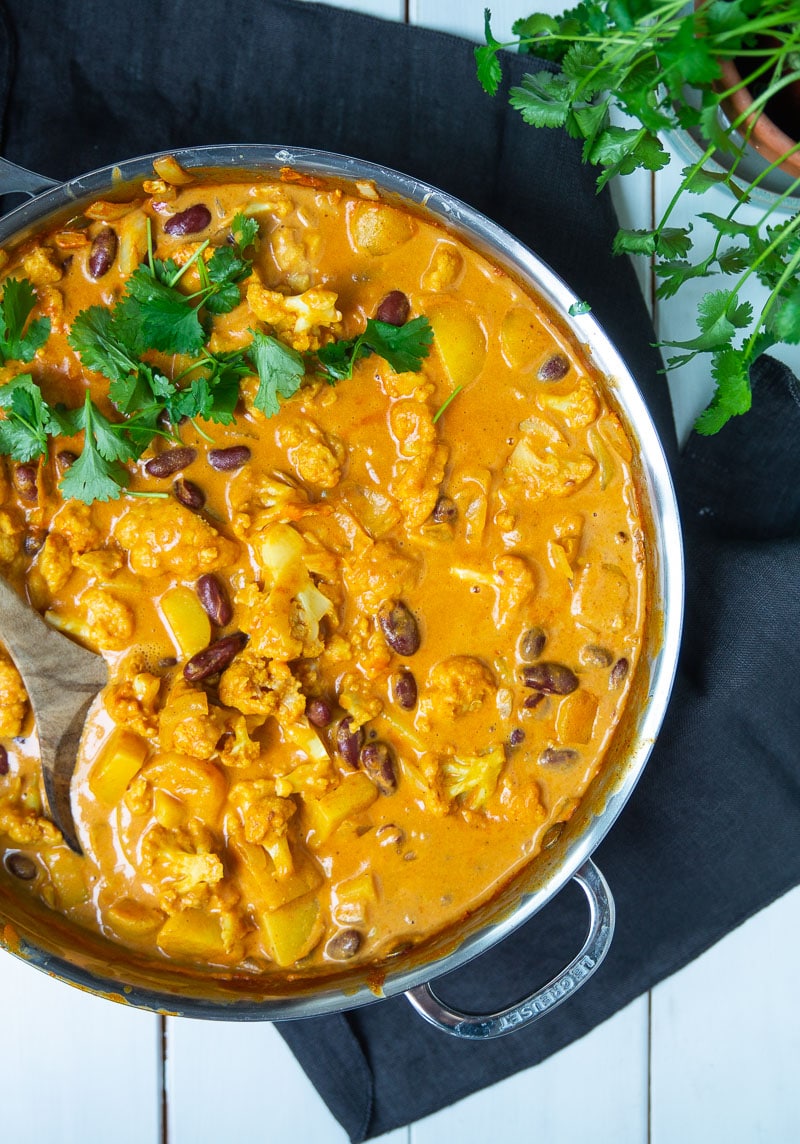 Vegetarisk indisk korma