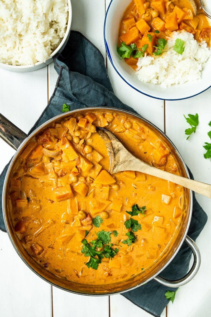 Vegetarisk butter chicken