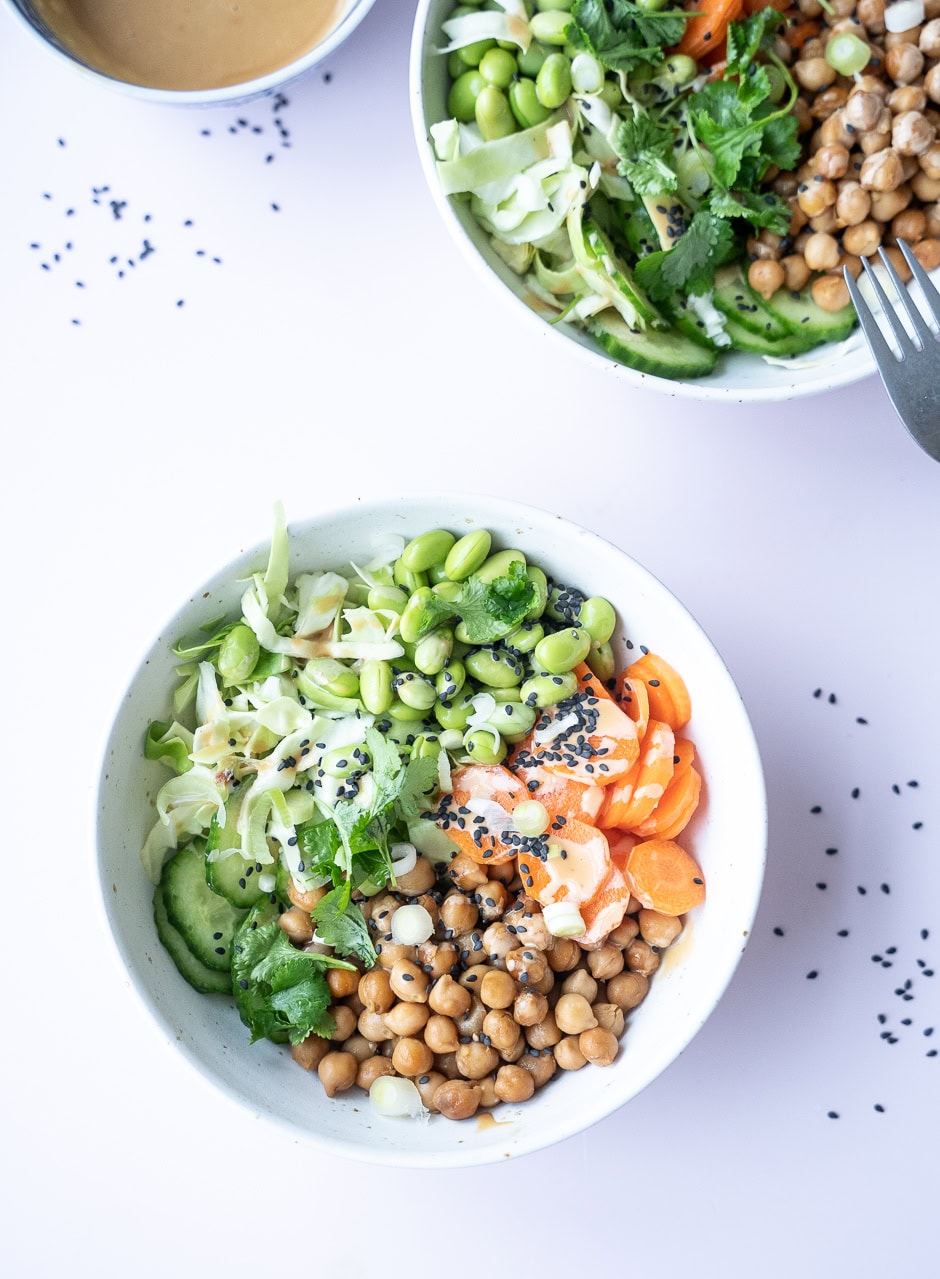 Asiatisk bowl med kikærter