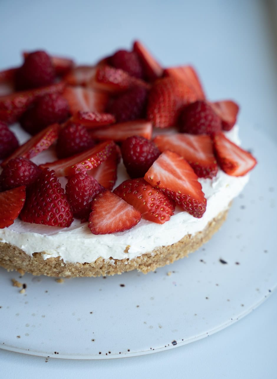 Cheesecake uden husblas