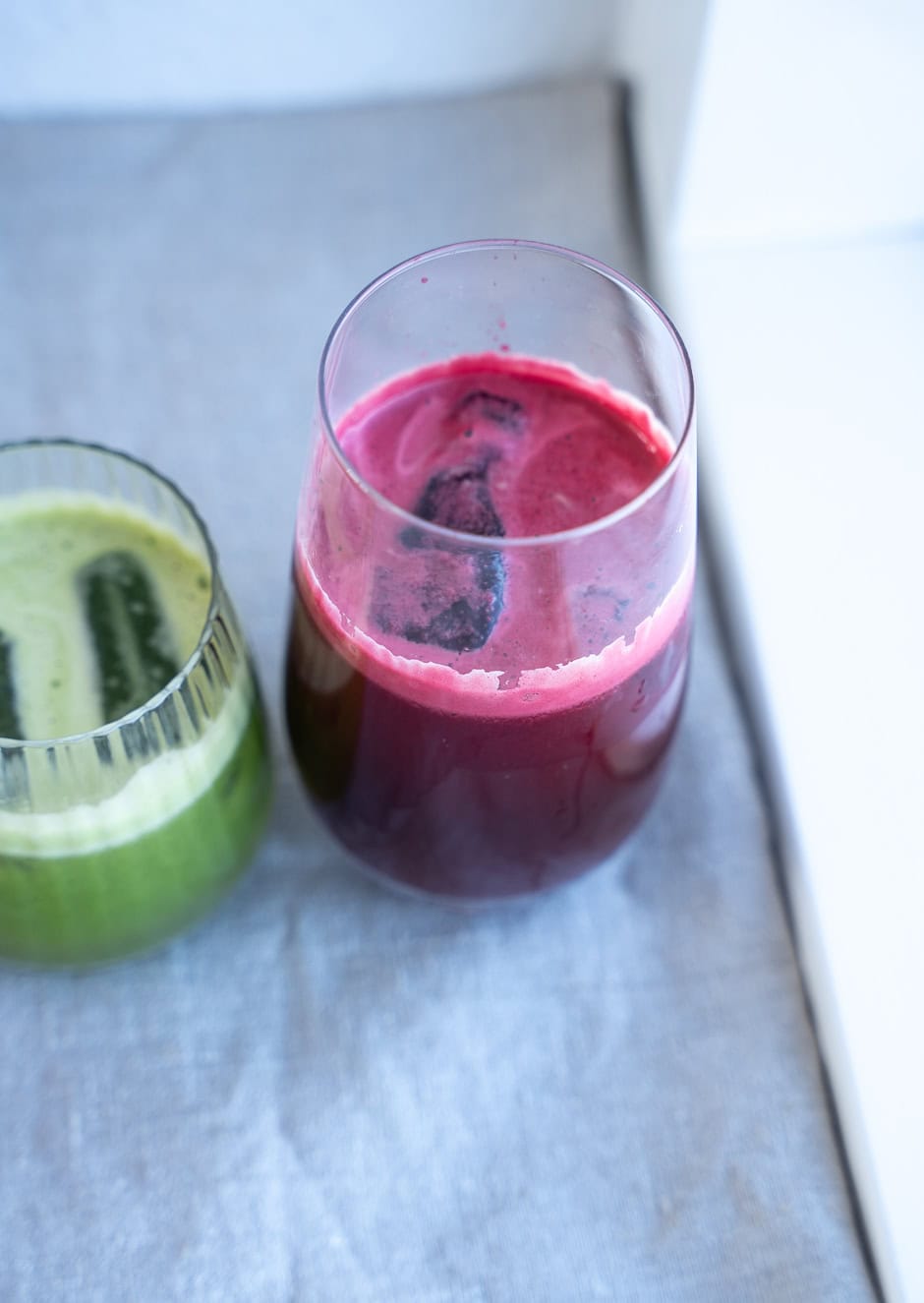 Juice med rødbede, æble og citron