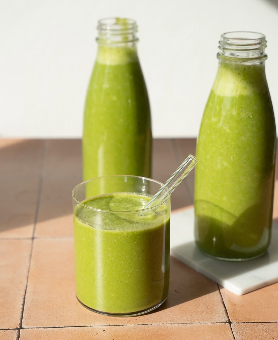 Smoothie med grønkål og melon