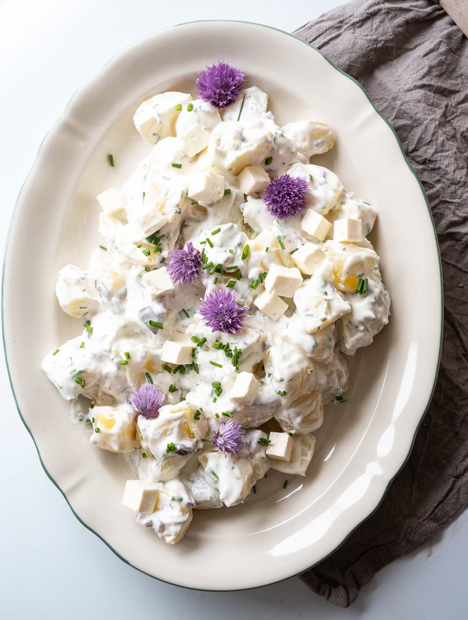 Kartoffelsalat med græsk yoghurt